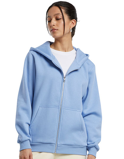 Ladies Fluffy Zip Hoody
