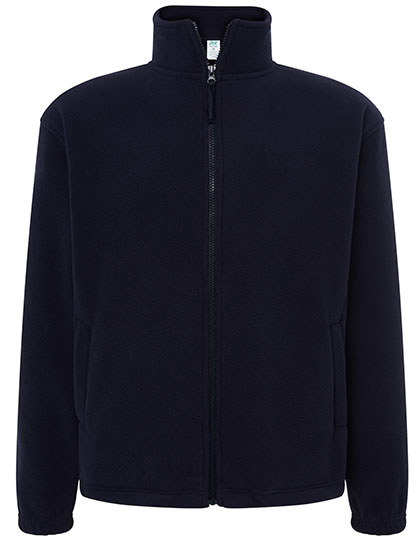 Herren Micro-Fleecejacke mit elastischen Ärmelabschlüssen