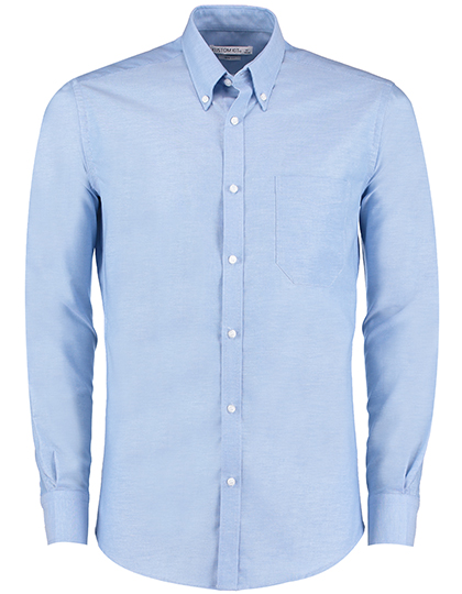 Men`s Slim Fit Workwear Oxford Shirt Long Sleeve