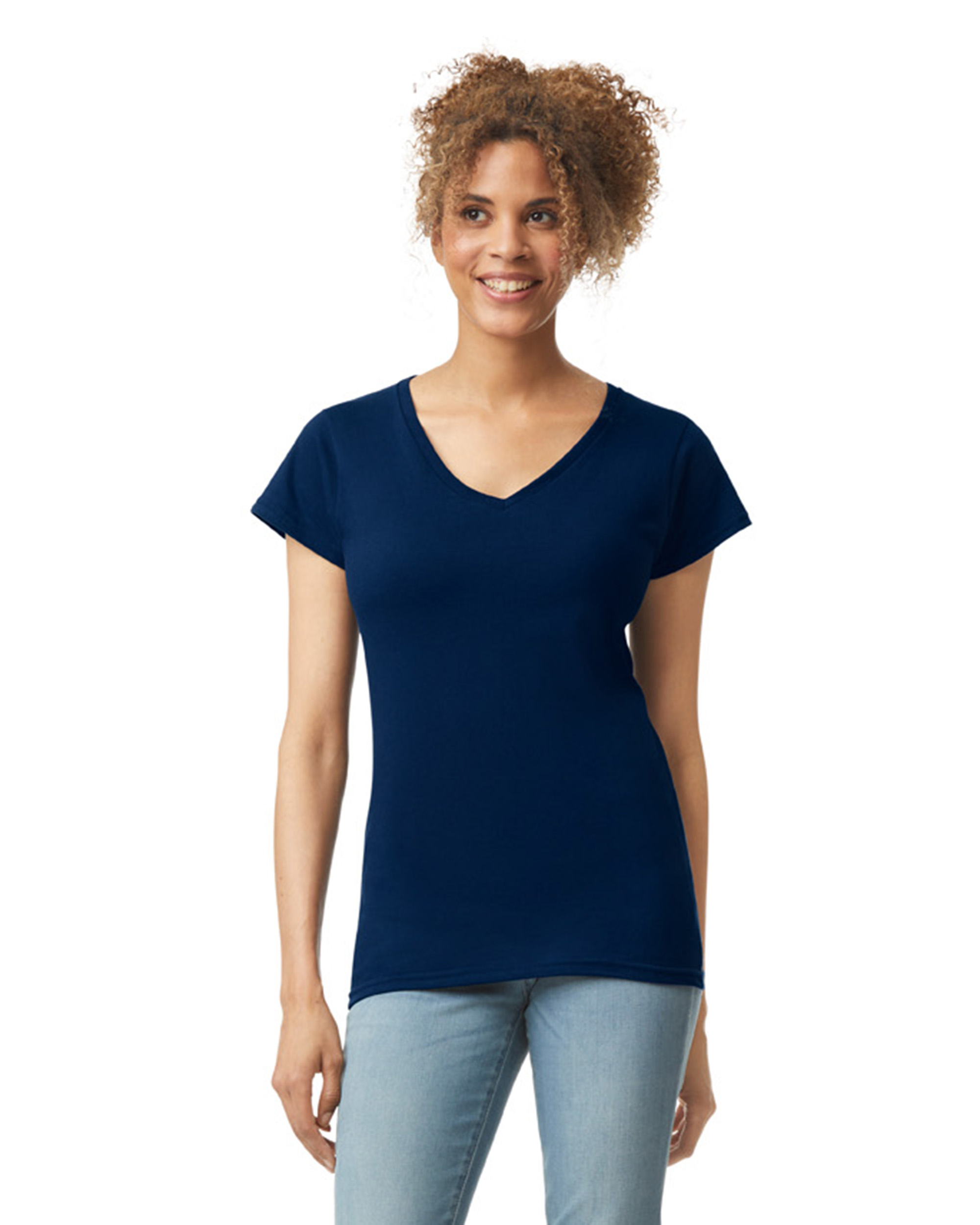 Weiches Damen T-Shirt "Softstyle" mit V-Neck