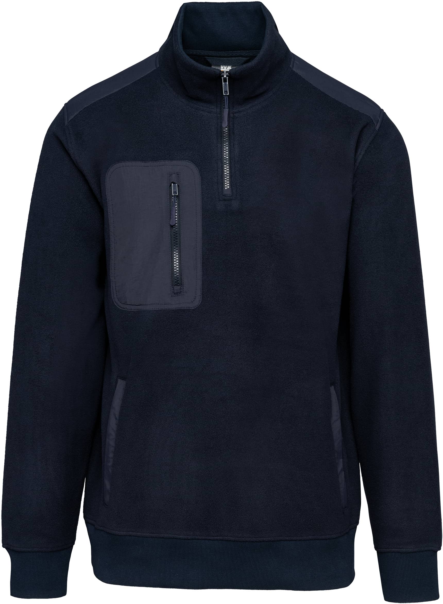 Umweltfreundlicher Fleecepullover mit Reißverschlusskragen, Unisex