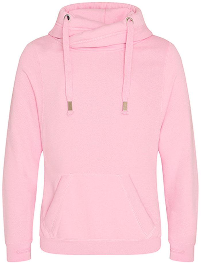 Modischer Unisex-Hoodie mit Überkreuz-Nackendetail