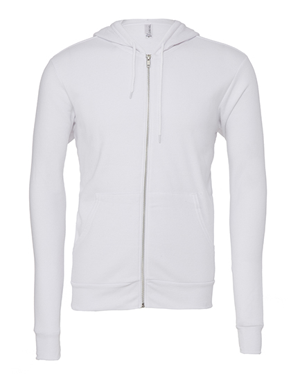 Unisex Poly-Cotton Fleece Full-Zip Hoodie