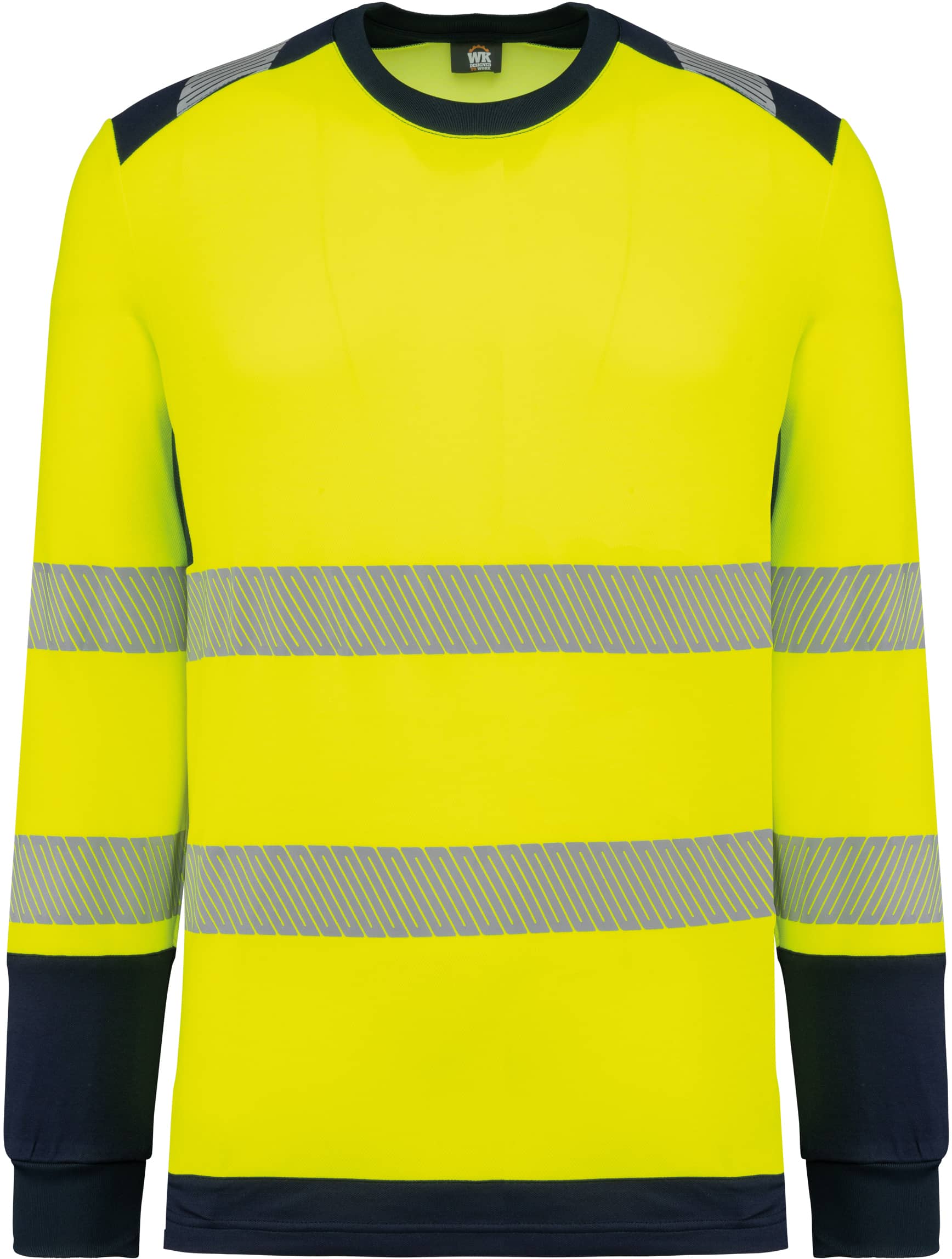 Recyceltes Sicherheits-T-Shirt mit langen Ärmeln