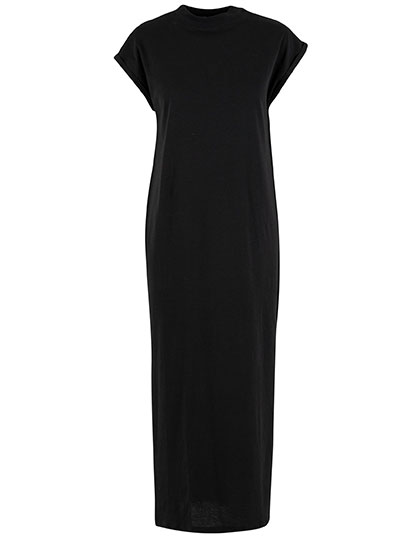 Ladies Long Extended Shoulder Dress