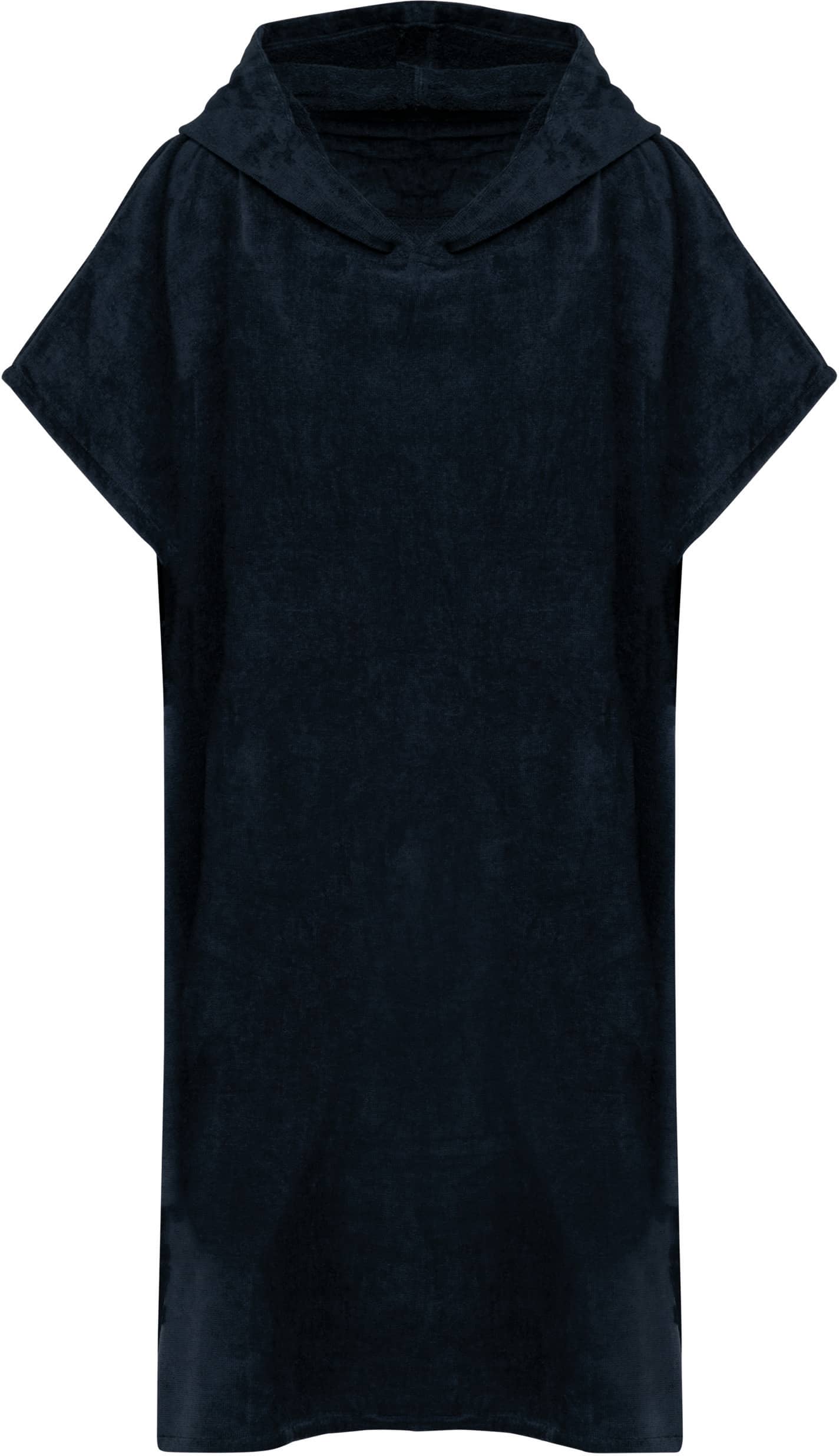 Unisex-Frottee-Poncho mit Kapuze - S/M