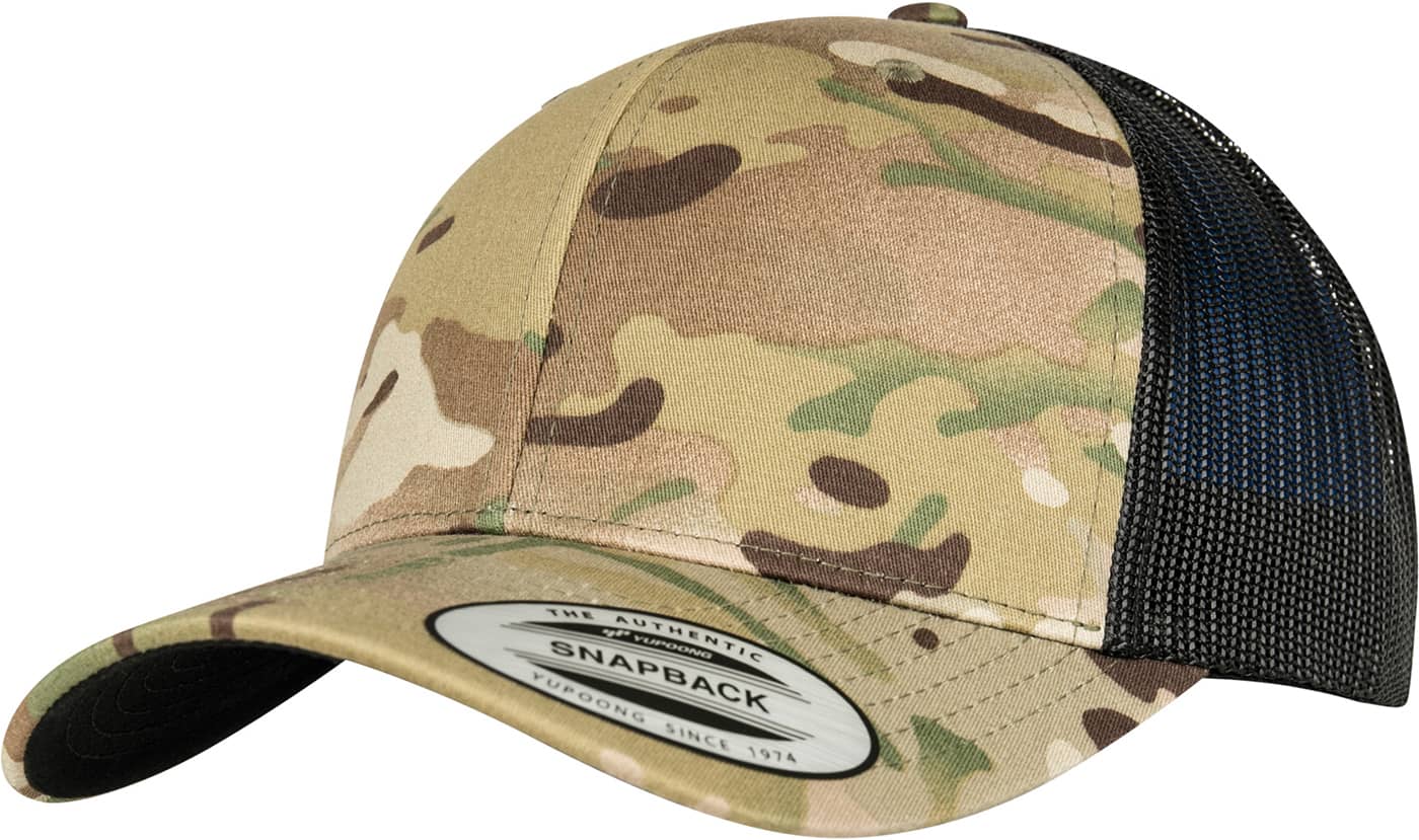 Retro Trucker Multicam Cap