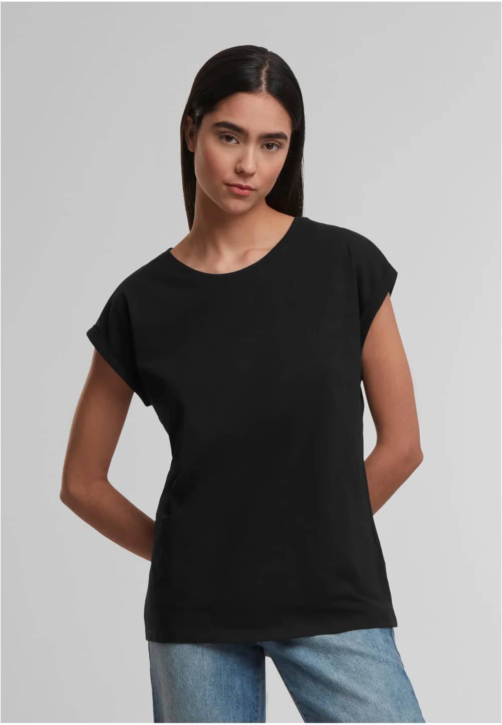 Ladies Extended Shoulder Tee