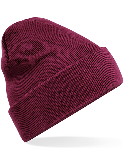 Klassischer recycelter Beanie mit Umschlag