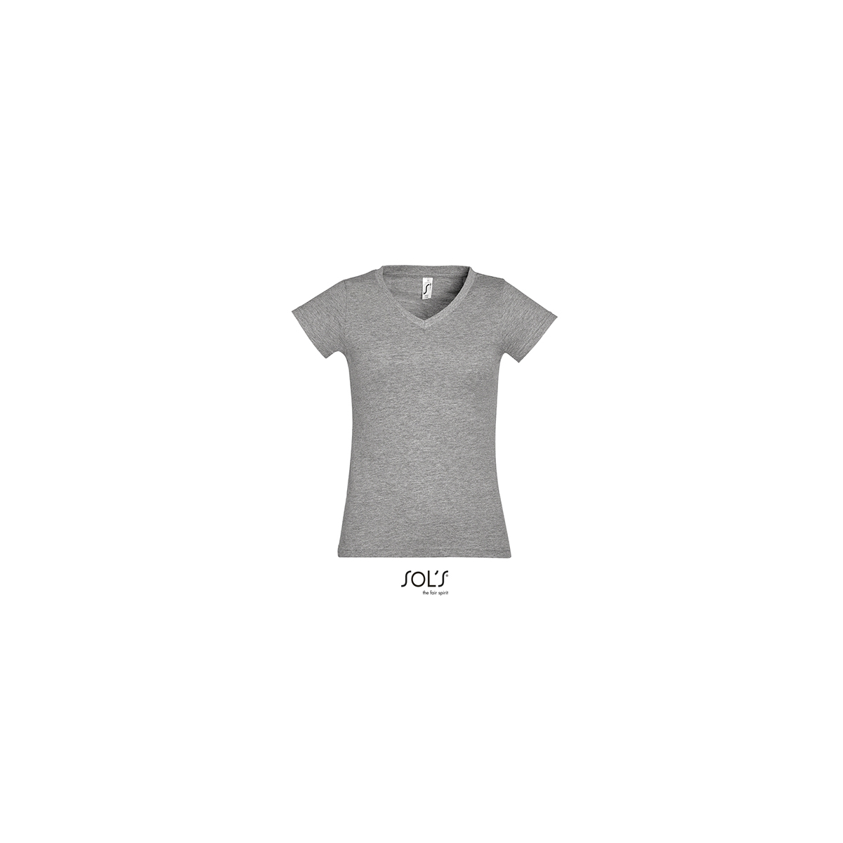 Women´s V-Neck-T-Shirt Moon