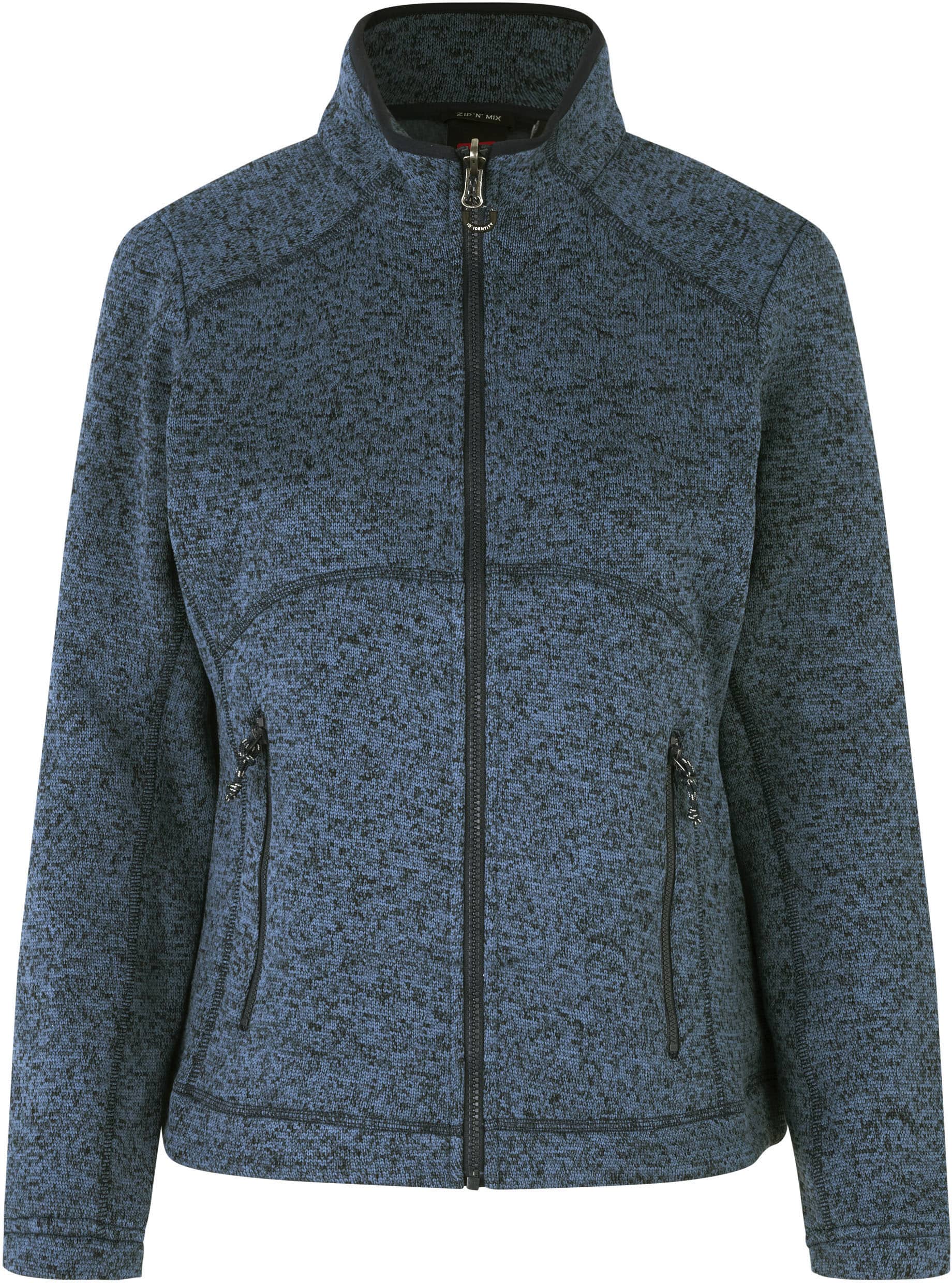 Melange Zip-n-Mix Fleecejacke für Damen