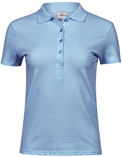 Elastisches Premium Damen-Poloshirt aus Bio-Baumwolle