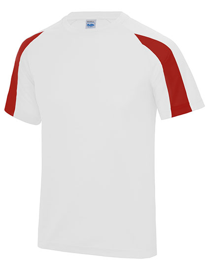 Schnell trocknendes Unisex Kontrast-T-Shirt
