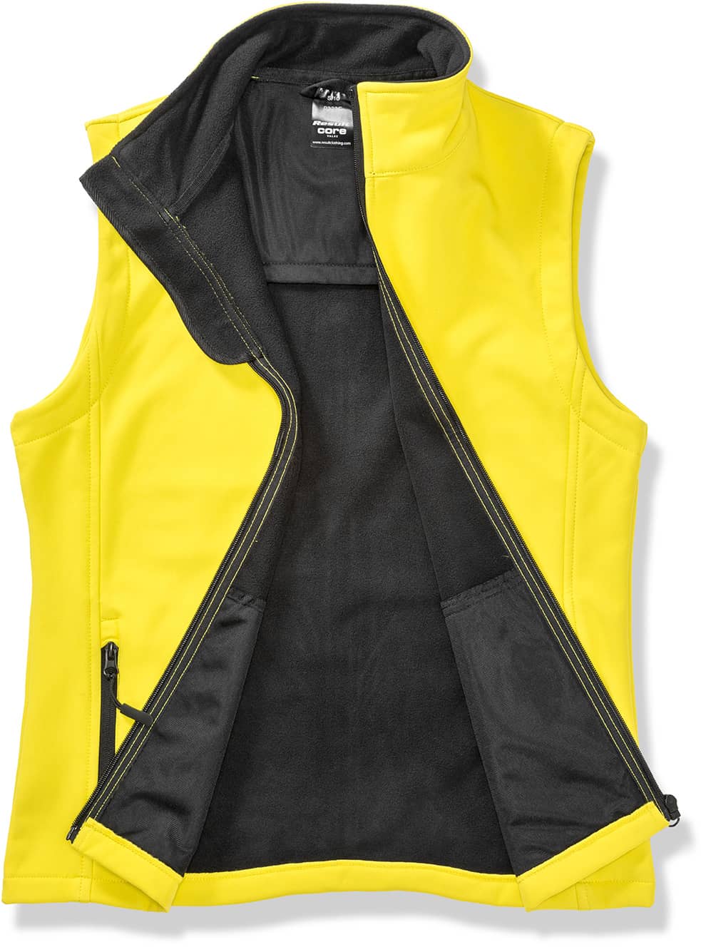 Men's Printable Softshell Bodywarmer with Recycled Fleece Inner