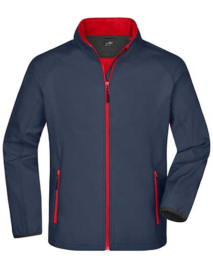 Basic Herren-Softshelljacke mit Kinnschutz