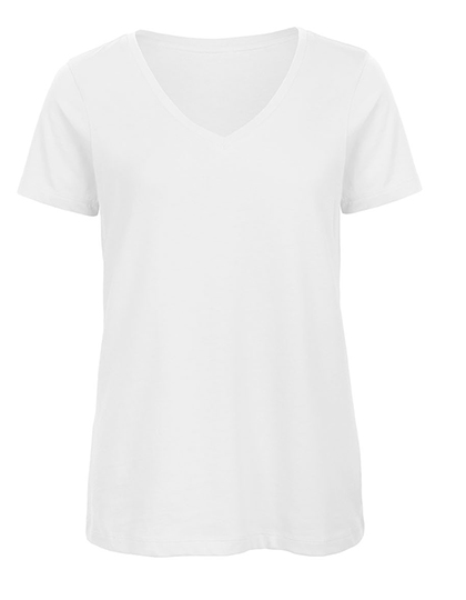 Basic V-Neck Damen Bio T-Shirt "Inspire"