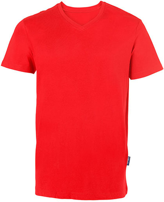 Premium Herren-T-Shirt aus Bio-Baumwolle mit V-Neck