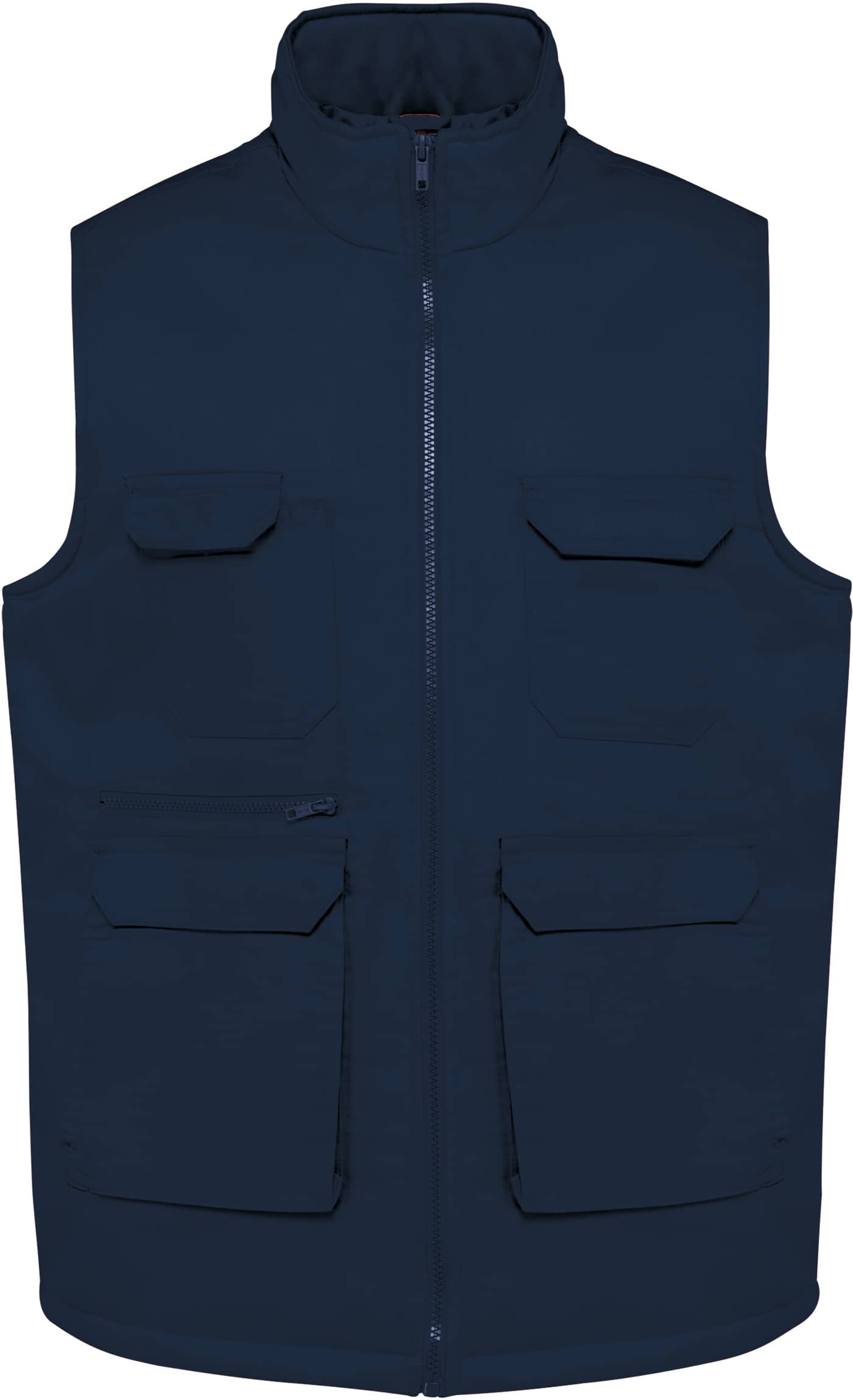 Gefütterte Unisex-Weste aus  Baumwollpolyester 607