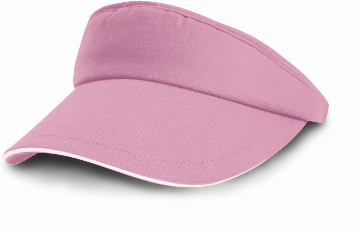 Herringbone Sun Visor With Sandwich Peak