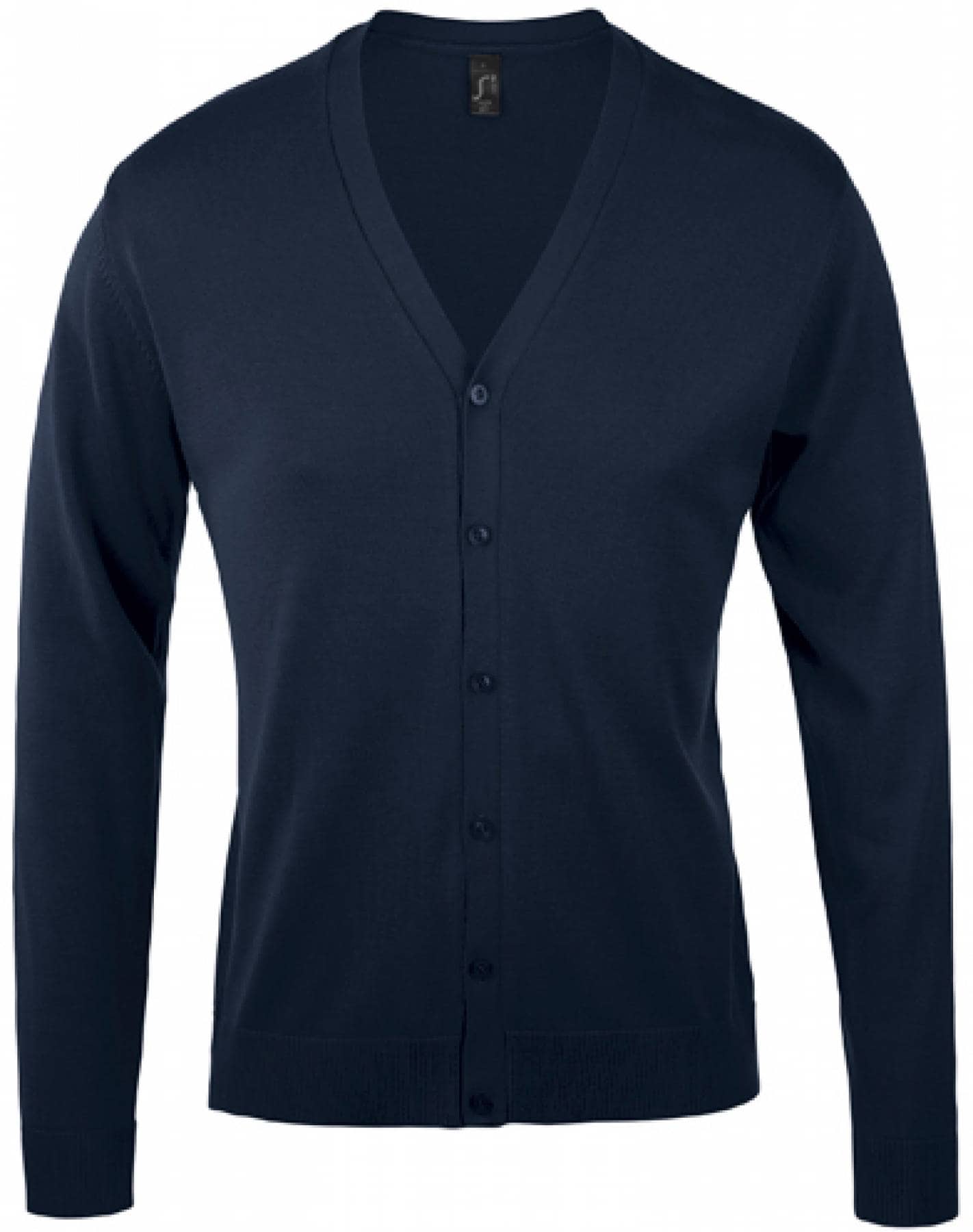 Men´s Golden V-Neck Knitted Cardigan