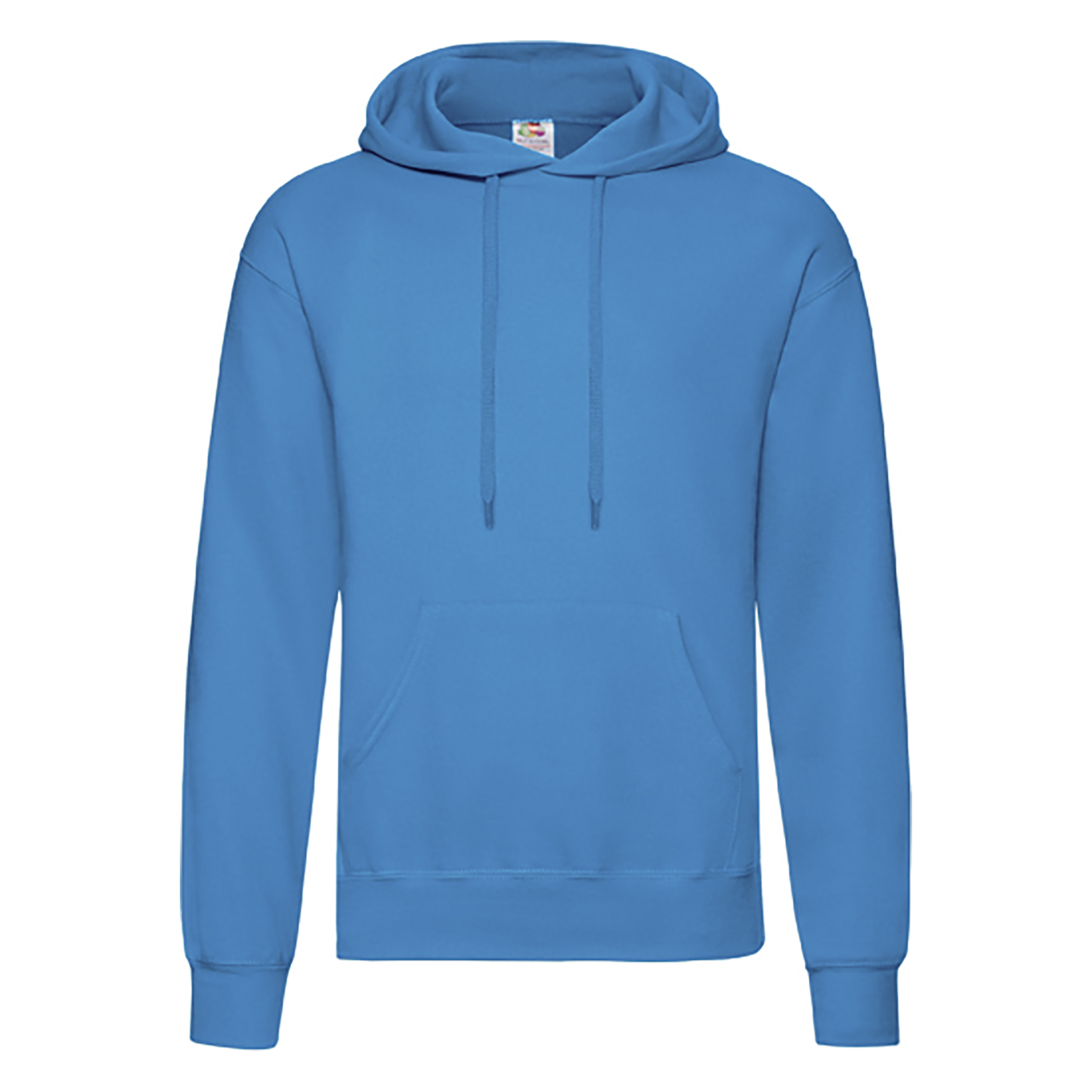 Flauschiger klassischer Herren-Hoodie mit Kängurutasche