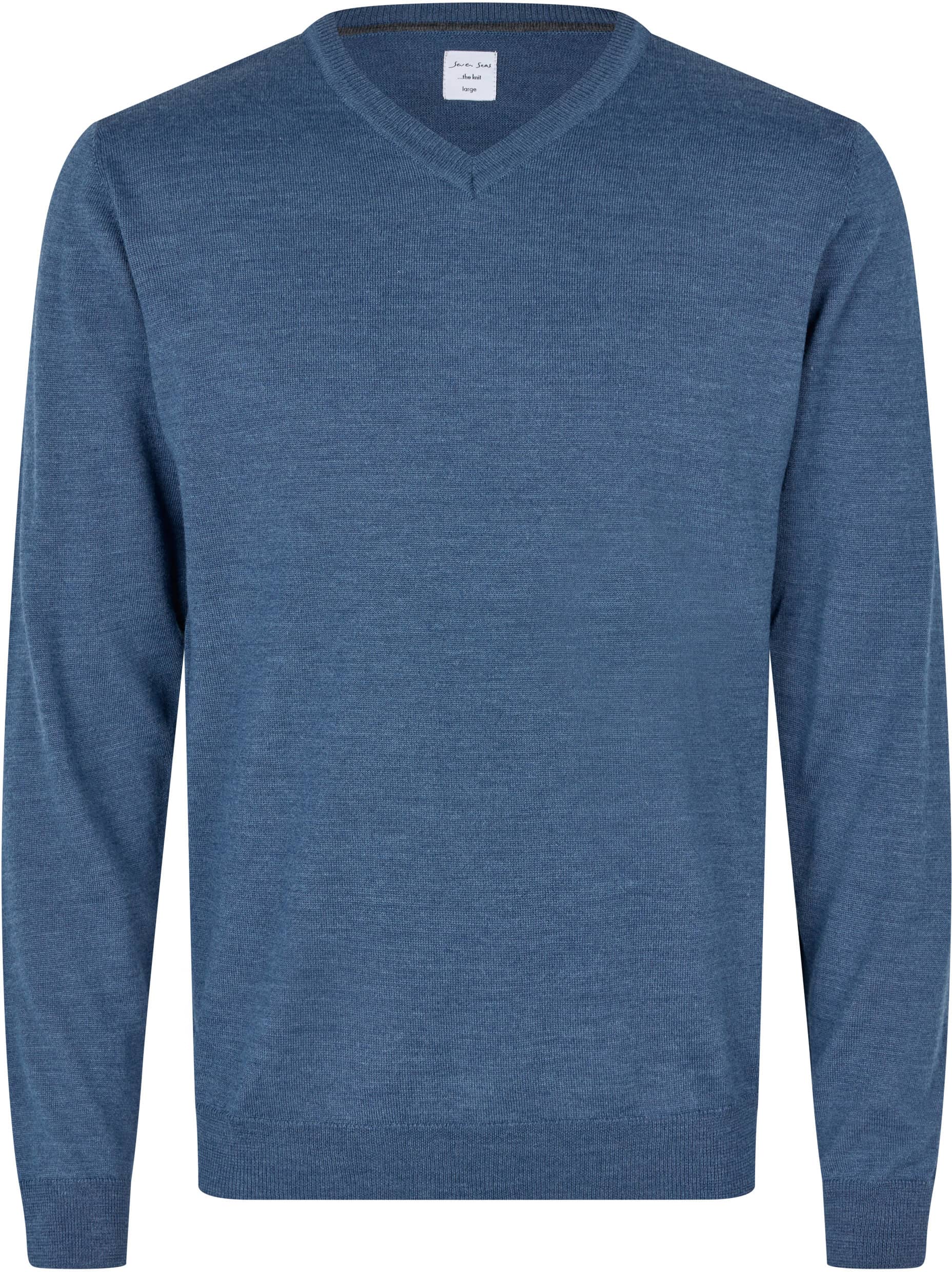 Seven Seas V-Neck Herren Pullover The knit