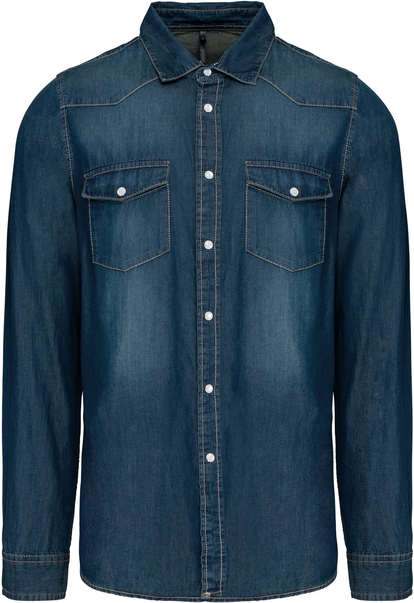 Herren Denim-Hemd langarm