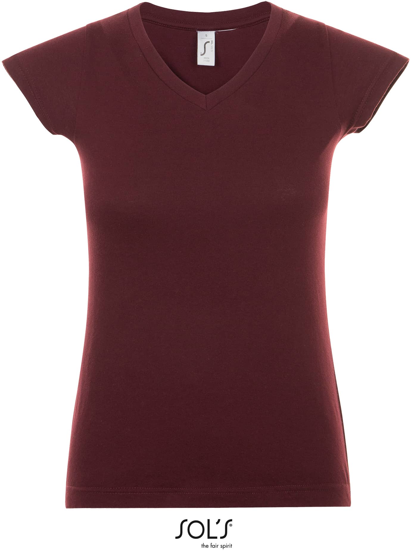 Women´s V-Neck-T-Shirt Moon