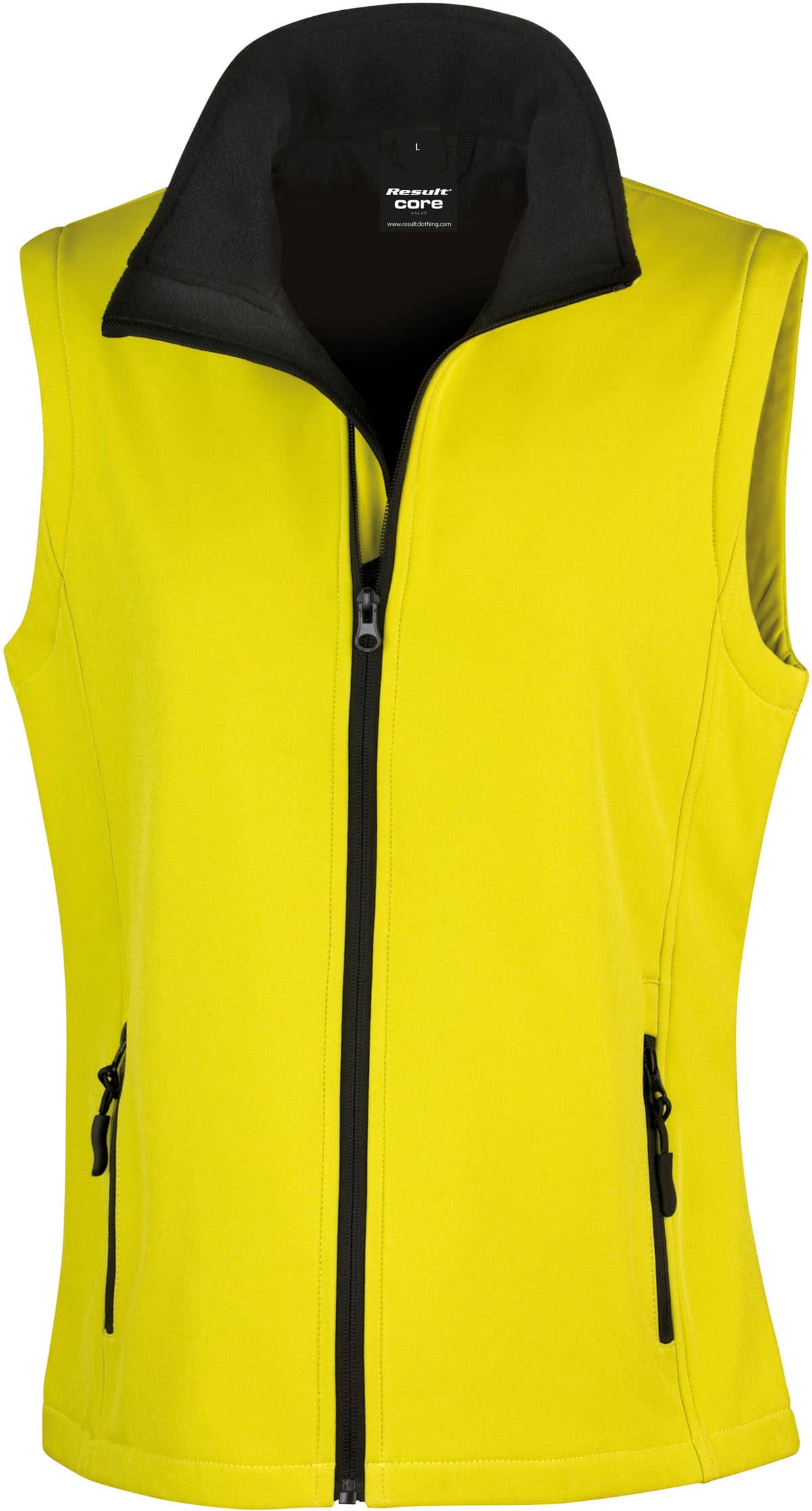 Women´s Printable Softshell Bodywarmer with Recycled Fleece Inner