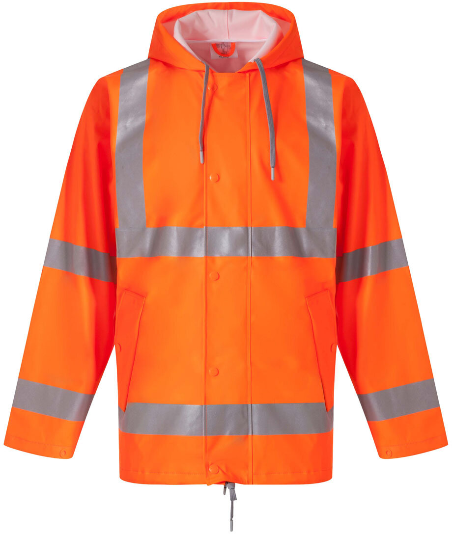 Hi-Vis Soft Flex Breathable Rain Jacket