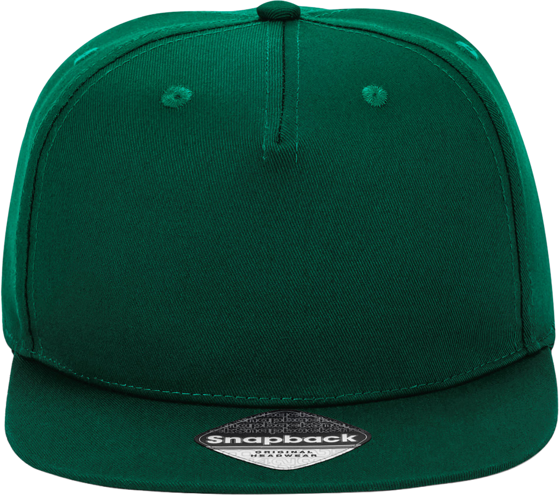 5 Panel Snapback Rapper Cap