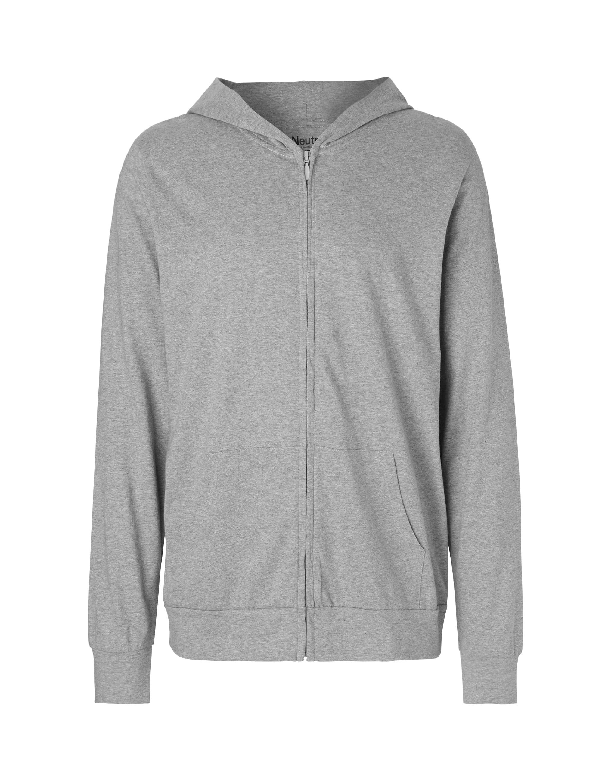 Unisex Jersey Hoodie With Zip