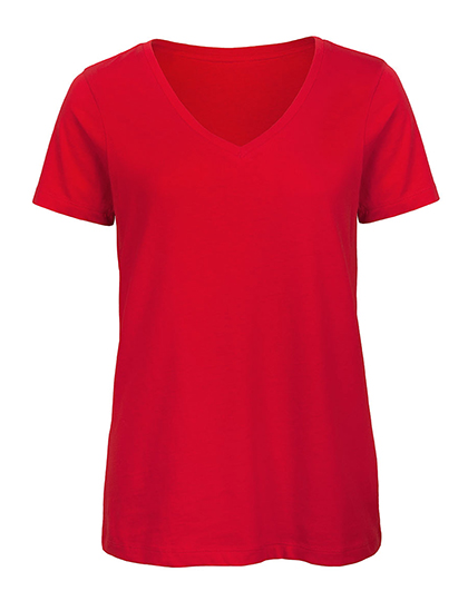 Basic V-Neck Damen Bio T-Shirt "Inspire"