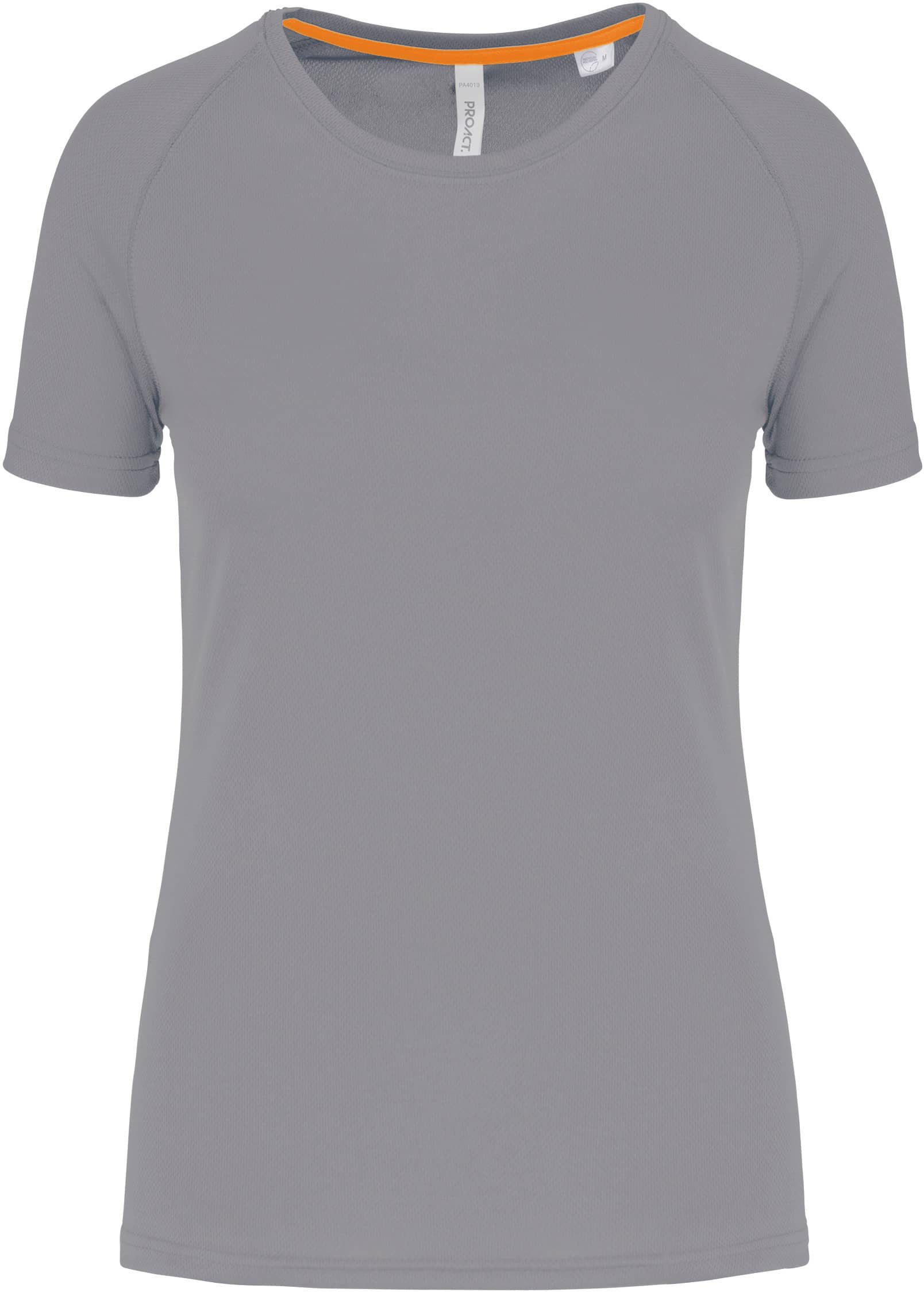 Damen-Sportshirt aus Recyclingmaterial mit Rundhalsausschnitt