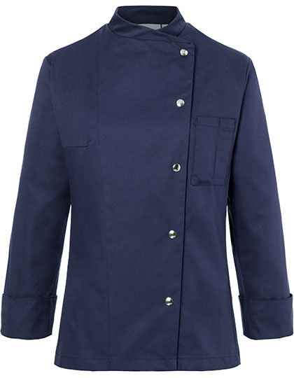 Kochwäsche geeignete Damen-Kochjacke "Larissa"