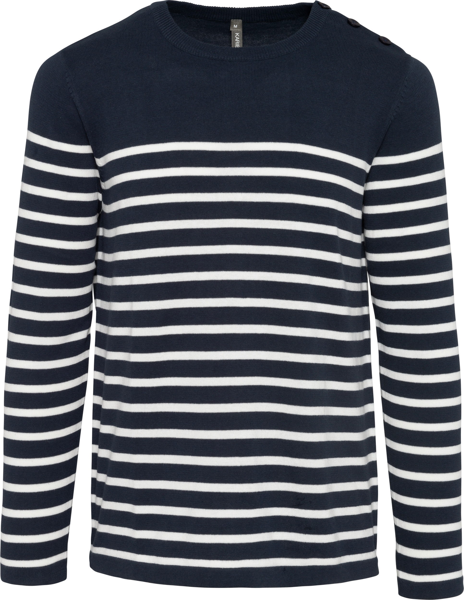Herrenpullover im Marine-Stil