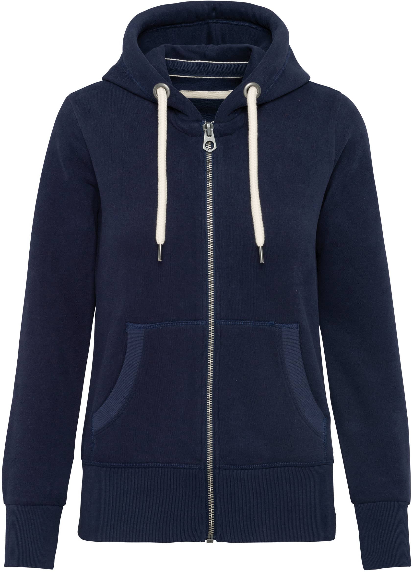 Damen Kapuzensweatshirt mit Reißverschluss