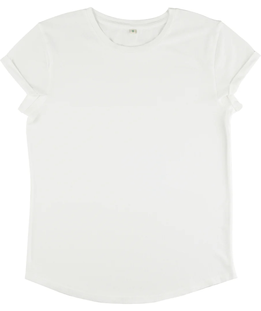 Leichtes Damen Roll-Up T-Shirt aus Bio-Baumwolle