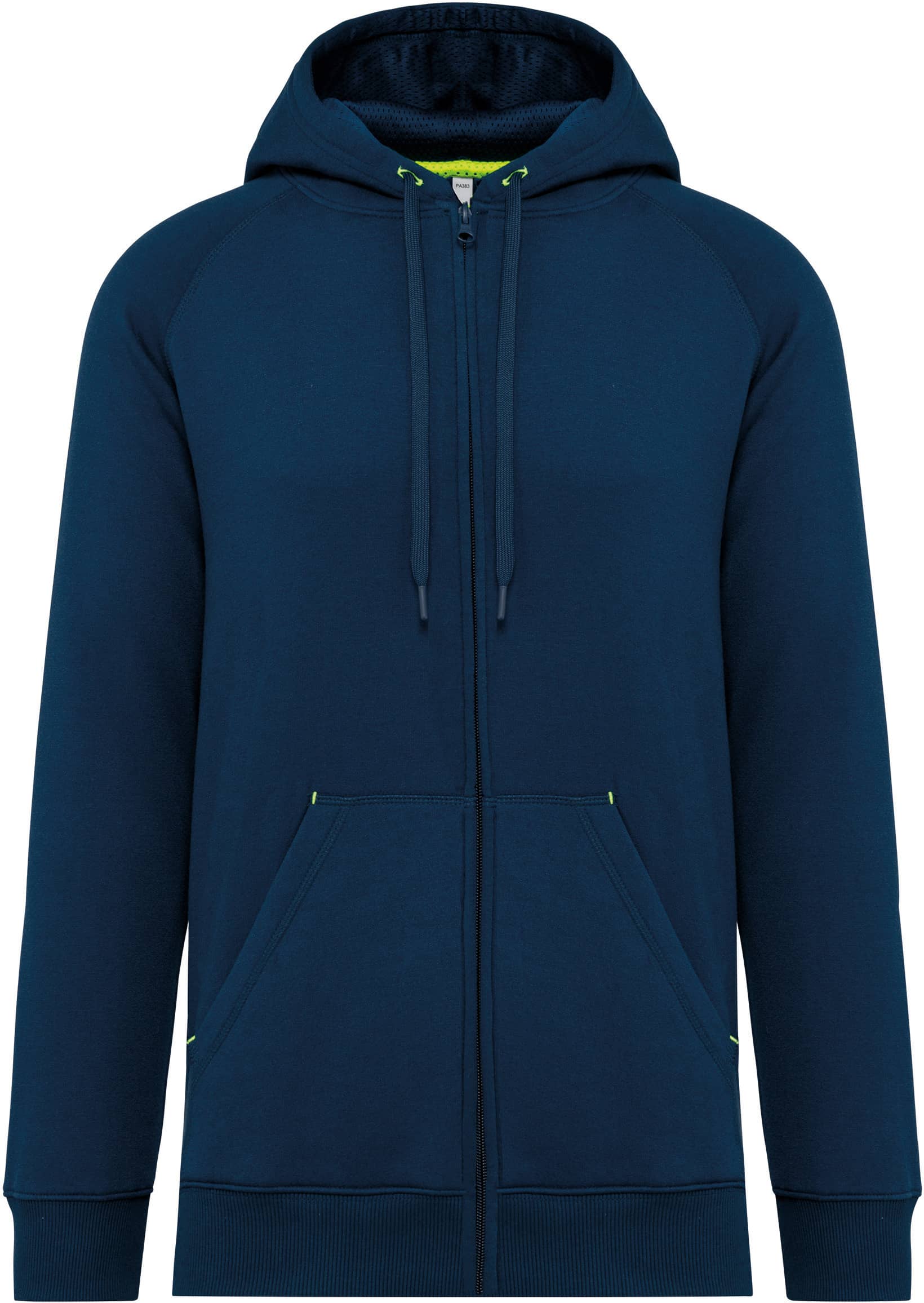 Unisex-Kapuzenjacke mit Zipper