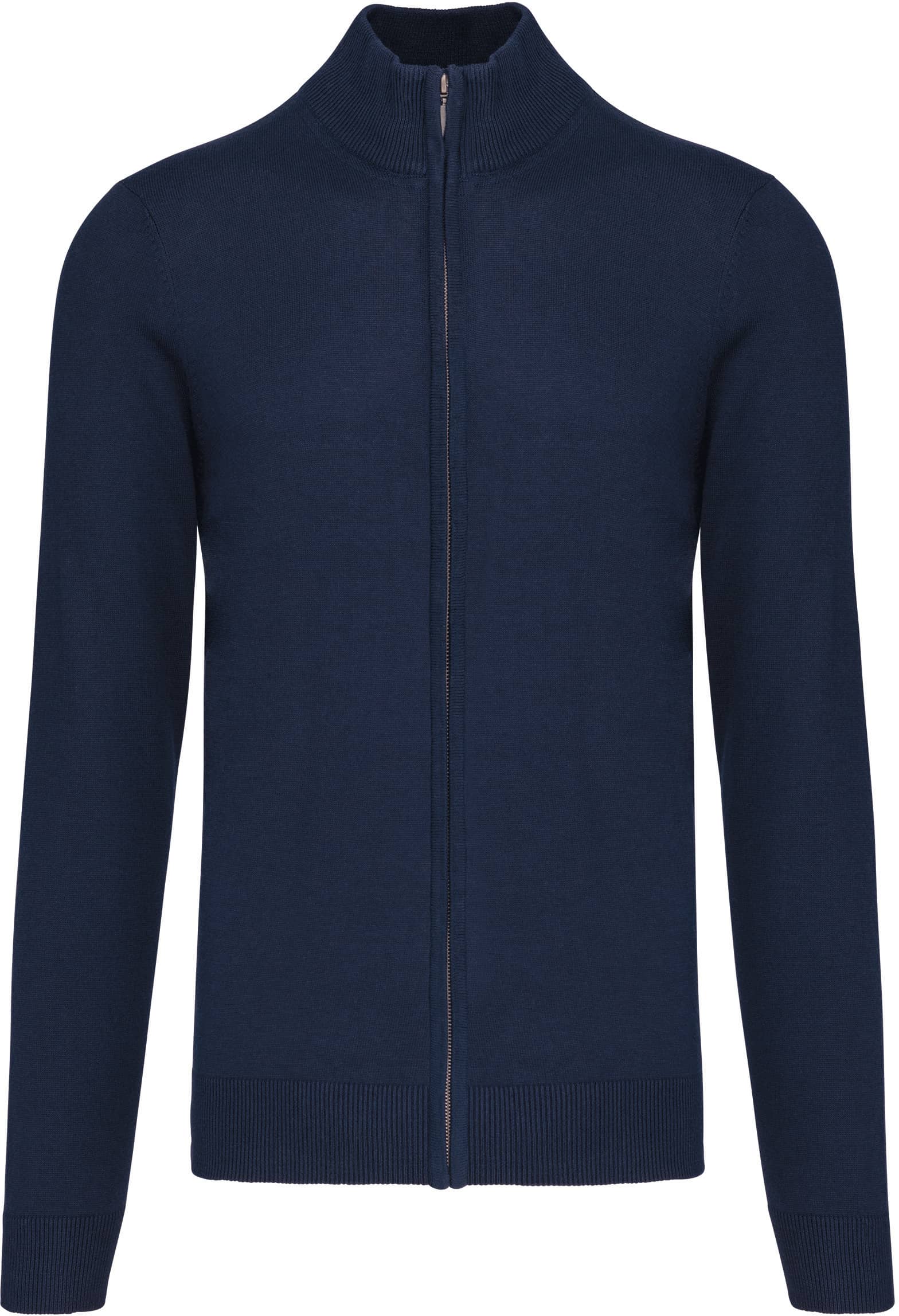 Herren Cardigan mit Reißverschluss