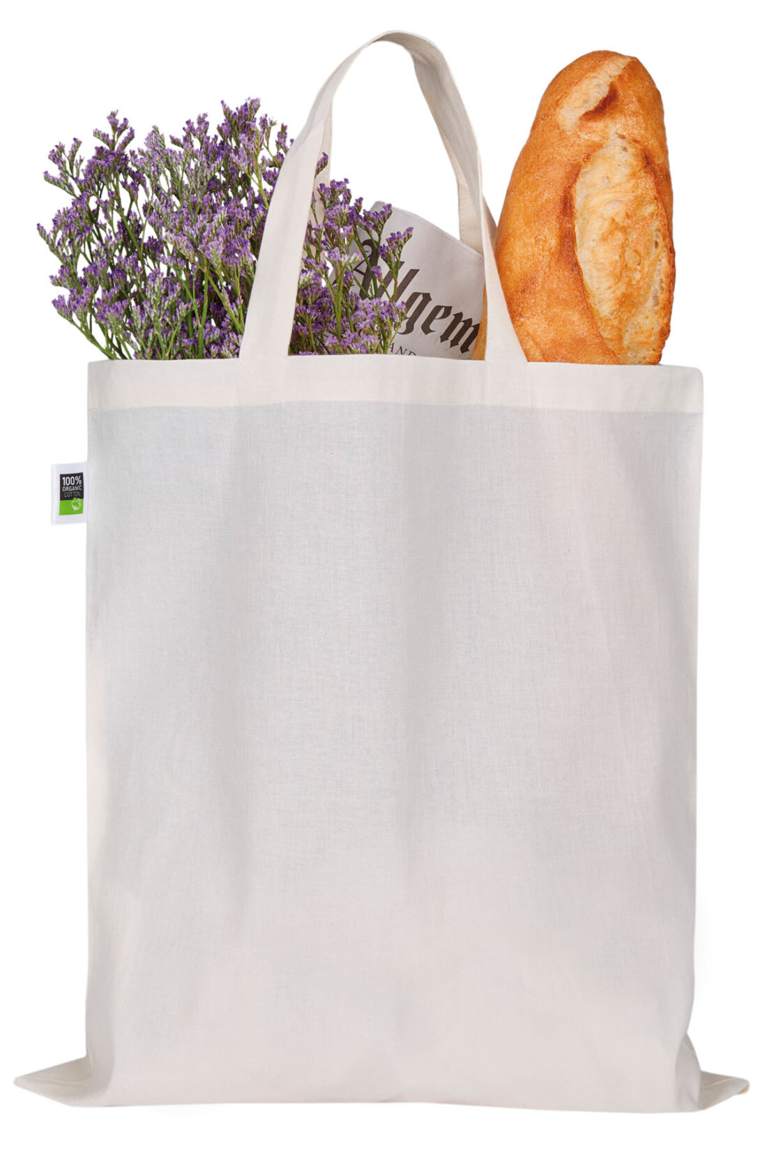 Fairtrade Cotton Bag Short Handles