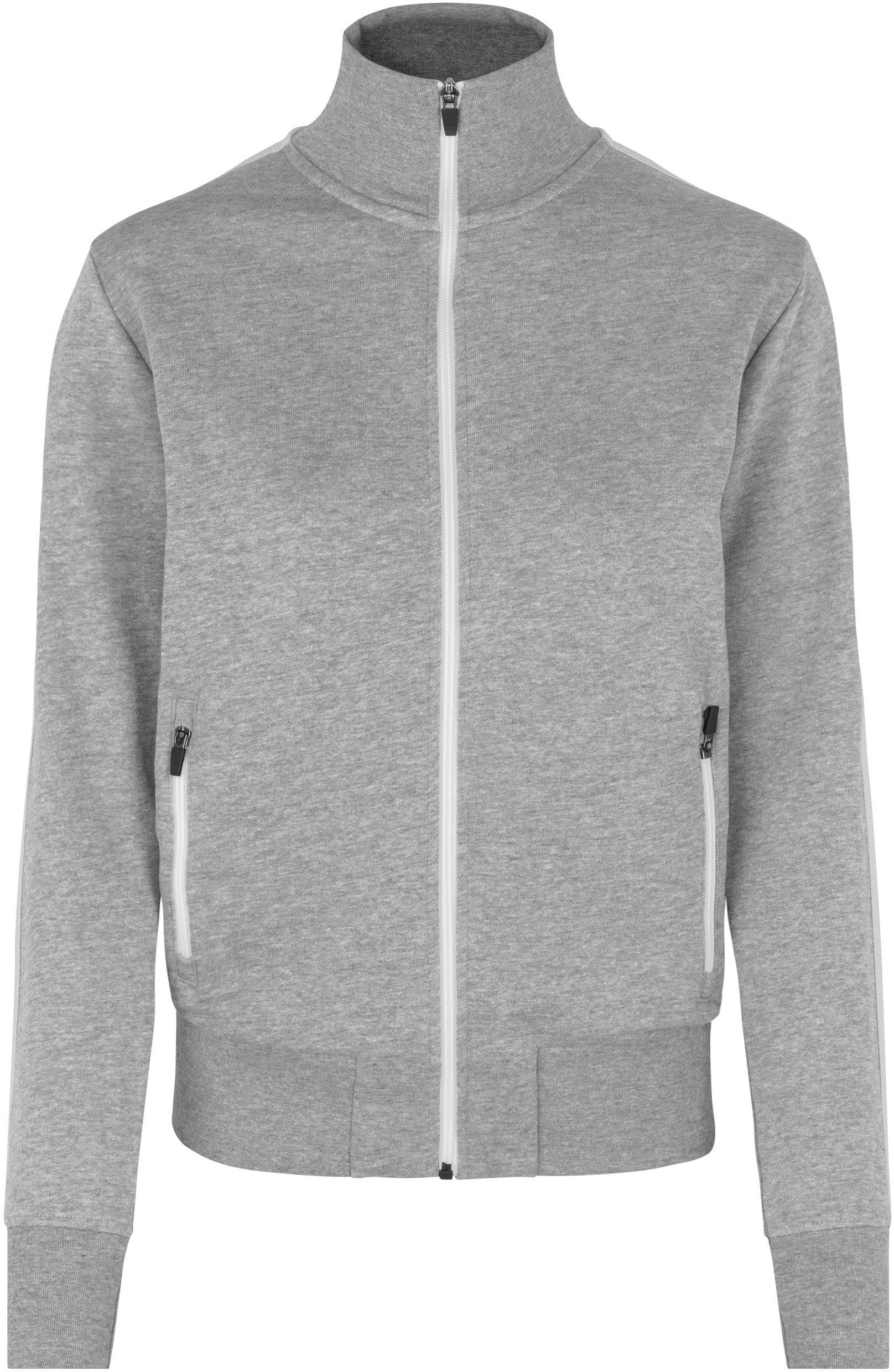 Klassische Kontrast Sweatjacke für Damen