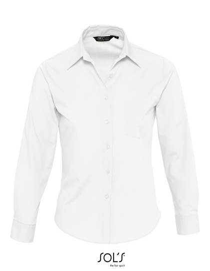 Popeline-Blouse Executive Long Sleeve