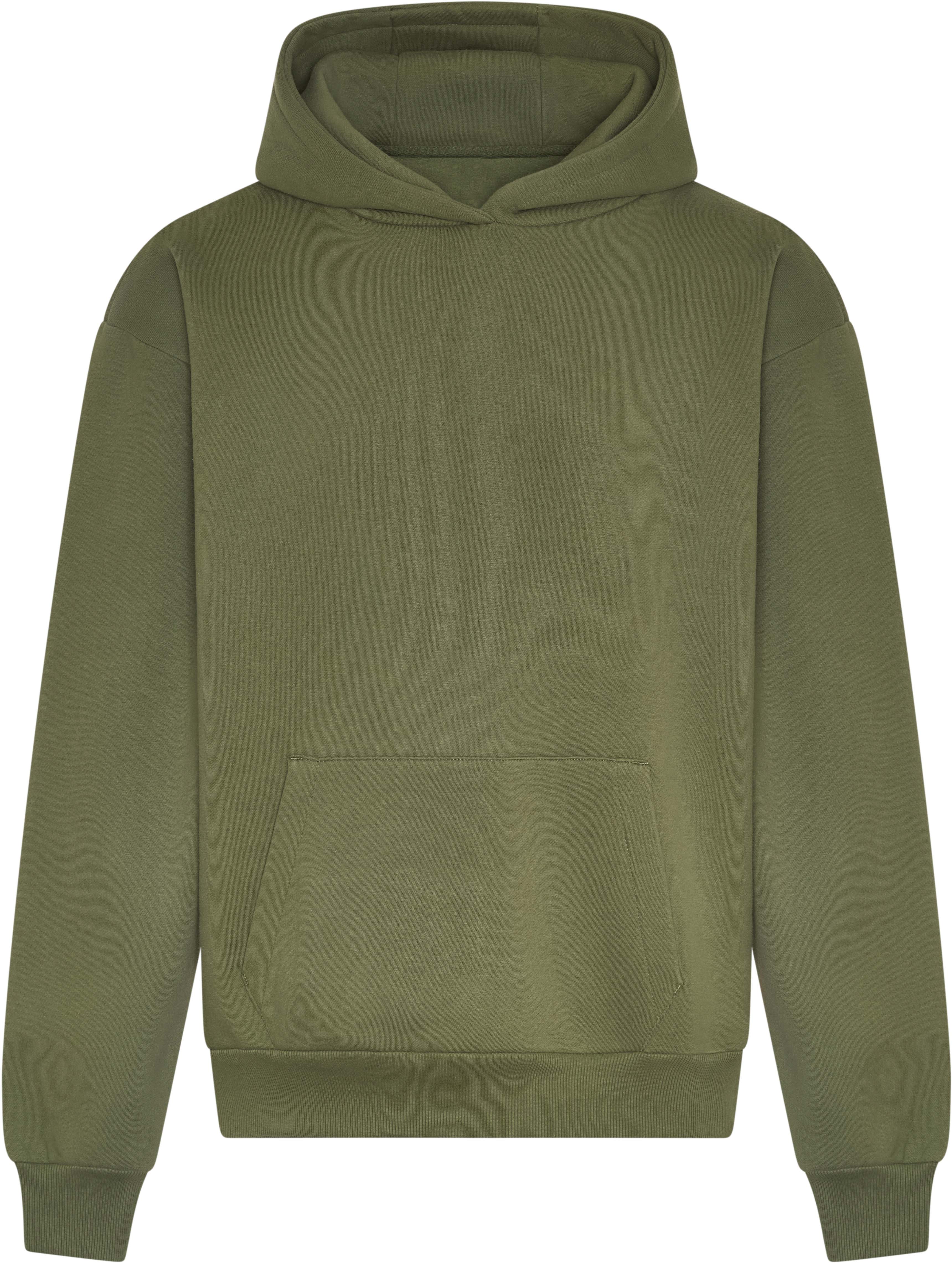 Extra schwerer Unisex-Hoodie "Signature" mit Kängurutasche