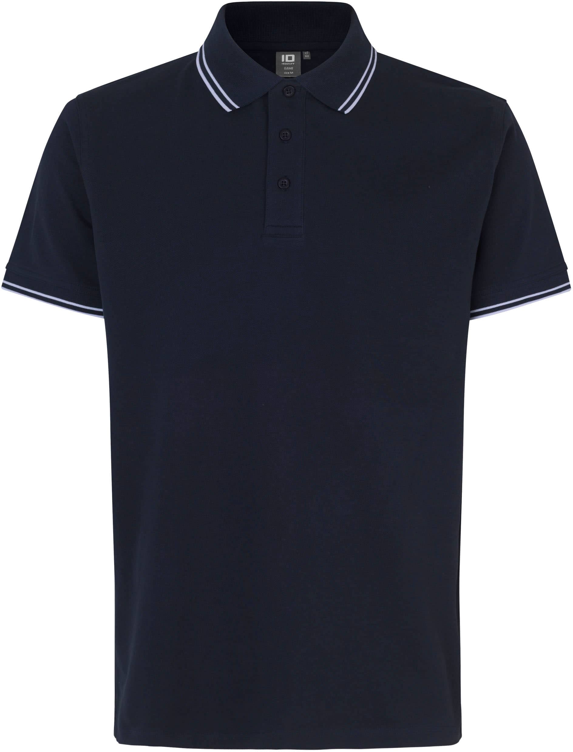 Kontrast Stretch-Poloshirt