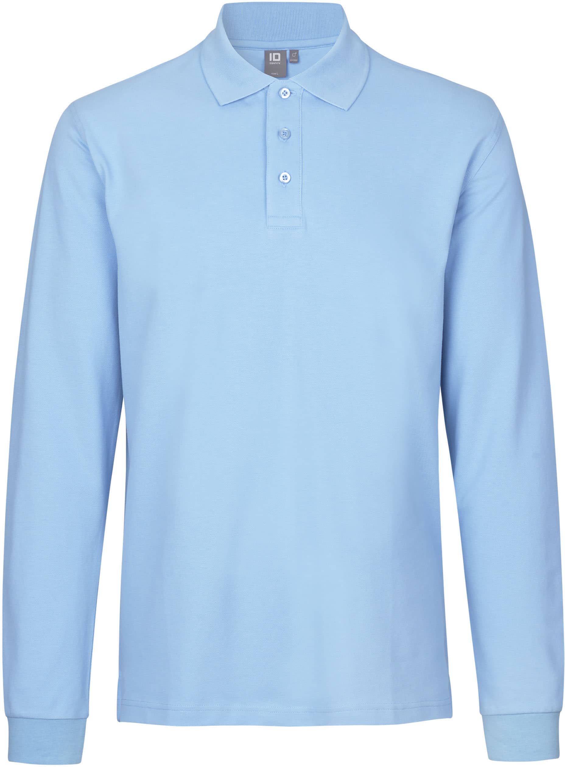 Langarm Stretch-Poloshirt 544