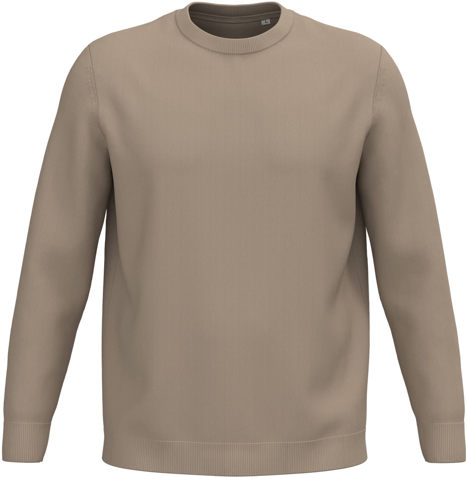 Umweltfreundlicher Herrenpullover mit Rundhalsausschnitt