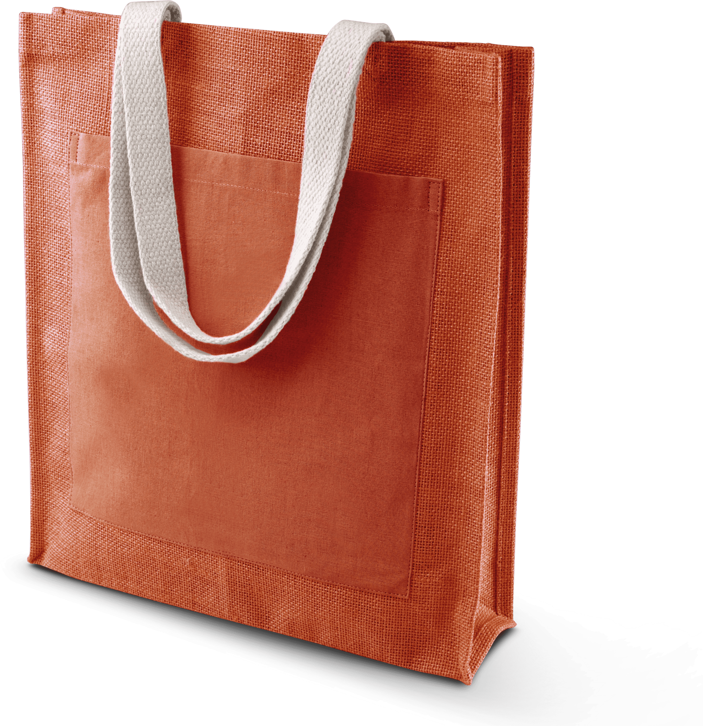 Farbiger Jute Shopper