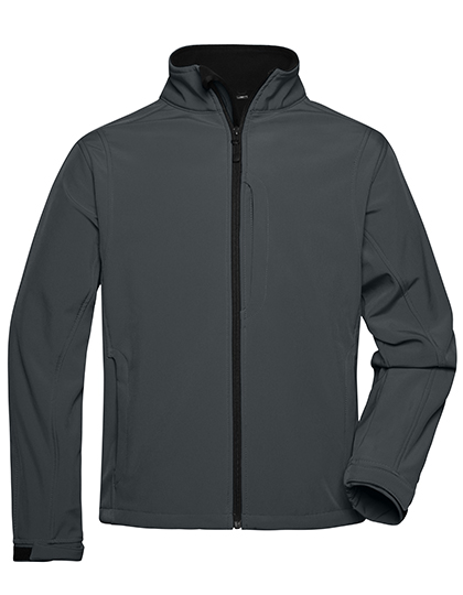 3-lagige atmungsaktive Herren-Softshelljacke mit Brusttasche