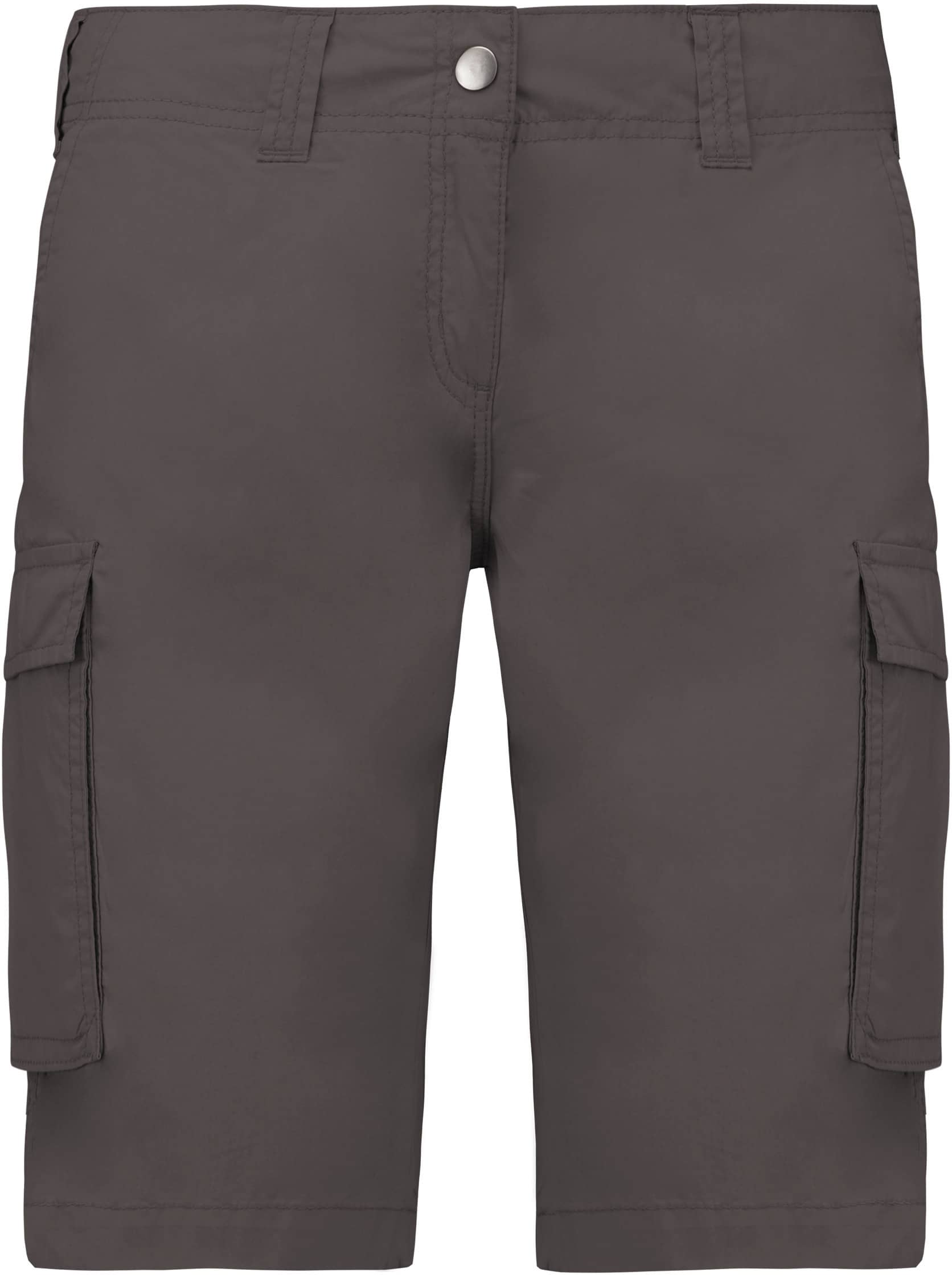 Leichte Bermuda-Shorts für Damen mit mehreren Taschen
